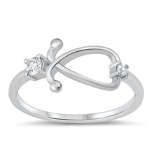 Load image into Gallery viewer, Sterling Silver CZ Ring