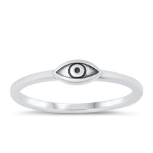 Load image into Gallery viewer, Sterling Silver Oxidized Eye Ring