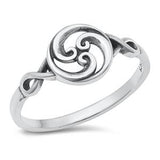 Sterling Silver Spirals Start Ring