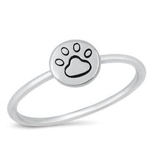 Load image into Gallery viewer, Sterling Silver Little Paw Ring