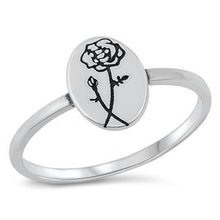 Load image into Gallery viewer, Sterling Silver Carnation Ring