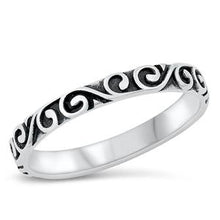 Load image into Gallery viewer, Sterling Silver Swirls Ring