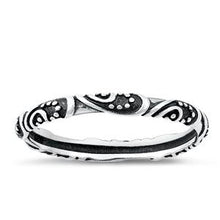 Load image into Gallery viewer, Sterling Silver Bali Band Ring