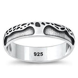 Sterling Silver Growing Tree Start Ring