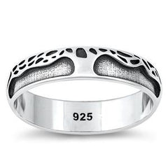Sterling Silver Growing Tree Start Ring