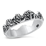 Sterling Silver Mountains Ring