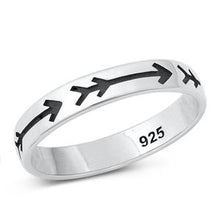 Load image into Gallery viewer, Sterling Silver Arrow Ring