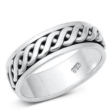 Load image into Gallery viewer, Sterling Silver Spinner Ring