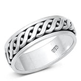 Sterling Silver Spinner Ring