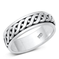 Sterling Silver Spinner Ring