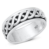 Sterling Silver Spinner Ring