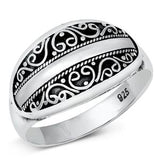 Sterling Silver Bali Ring