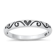 Load image into Gallery viewer, Sterling Silver Heart Ring
