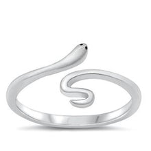 Load image into Gallery viewer, Sterling Silver Snake Ring