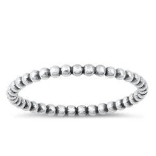 Load image into Gallery viewer, Sterling Silver Dot Band Start Ring