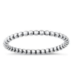 Sterling Silver Dot Band Start Ring