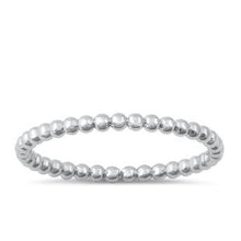 Load image into Gallery viewer, Sterling Silver Dot Band Start Ring