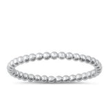 Sterling Silver Dot Band Start Ring