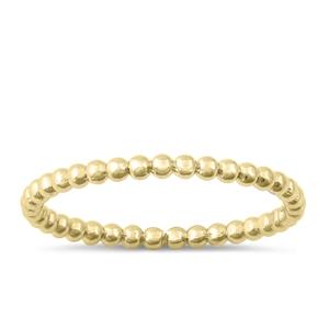 Sterling Silver Dot Band Start Ring