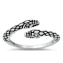 Load image into Gallery viewer, Sterling Silver Snakes Ring
