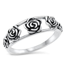 Load image into Gallery viewer, Sterling Silverx Roses Start Ring