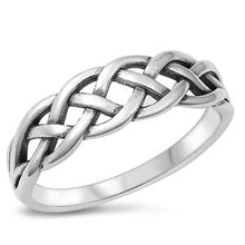 Load image into Gallery viewer, Sterling Silver Braided Band Ring
