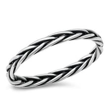Load image into Gallery viewer, Sterling Silver Braided Band Ring