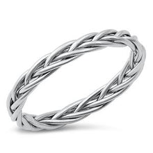 Load image into Gallery viewer, Sterling Silver Braided Band Ring