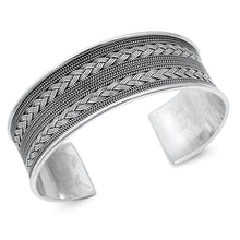 Load image into Gallery viewer, Sterling Silver Bali Bangle Bracelet - silverdepot