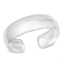 Load image into Gallery viewer, Sterling Silver High Polished Plain Bangle Bracelet Width-18mm, Inside Diameter-45x55mm
