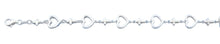 Load image into Gallery viewer, Sterling Silver Polished Hearts And Crosses Italian Bracelet Length-7+1inch, Thickness-9.7mm