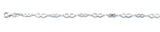 Sterling Silver Polished Infinity Italian Bracelet Length-7+1inch, Thickness-4.5mm