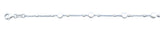 Sterling Silver Polished Disc Italian Bracelet Length-7+1inch, Disc-4.6mm