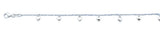 Sterling Silver Polished Hearts Italian Bracelet Length-7+1inch, Charm Height-4.5mm