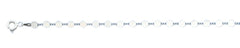 Sterling Silver Polished Circles Italian Bracelet Length-7+1inch, Chain Thickness-4mm