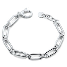Load image into Gallery viewer, Sterling Silver Polished Italian Bracelet Length-7+1inch, Chain Extension-7.6mm