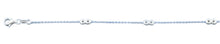 Load image into Gallery viewer, Sterling Silver Polished Infinity Italian Bracelet Length-7+1inch, Chain-1mm, Charm Height-3.6mm