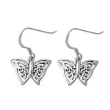 Sterling Silver Butterfly Shaped Plain EarringsAnd Earring Height 12 mm
