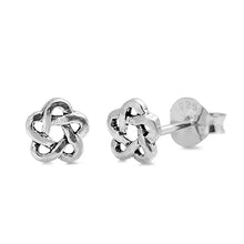 Load image into Gallery viewer, Sterling Silver Small Stud EarringsAnd Earrings Height 5mm