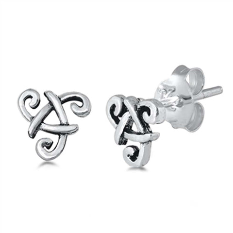 Sterling SilverCeltic Small Stud Earrings
