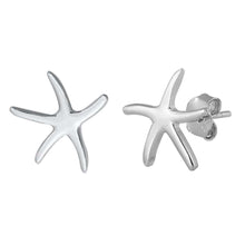 Load image into Gallery viewer, Sterling Silver Starfish Small Stud Earrings