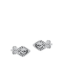 Load image into Gallery viewer, Sterling Silver All Seeing Eye Earrings - silverdepot