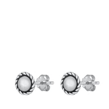 Load image into Gallery viewer, Sterling Silver Stud Earrings - silverdepot