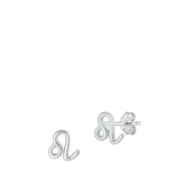 Load image into Gallery viewer, Sterling Silver Leo Zodiac Earrings