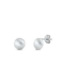 Load image into Gallery viewer, Sterling Silver Brushed Earrings