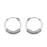 Sterling Silver Bali Hoop Earring