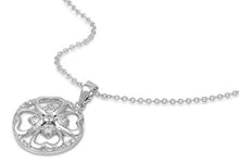 Load image into Gallery viewer, Sterling Silver Necklace Heart With CZ