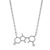Sterling Silver Molecule Necklaces