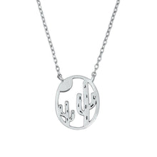 Load image into Gallery viewer, Sterling Silver Cacti Necklace - silverdepot
