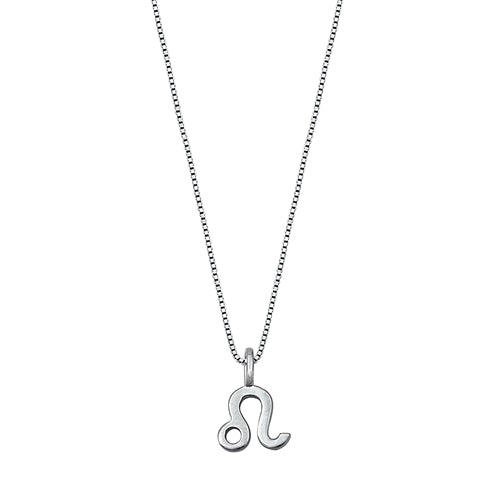 Sterling Silver Leo Zodiac Necklace